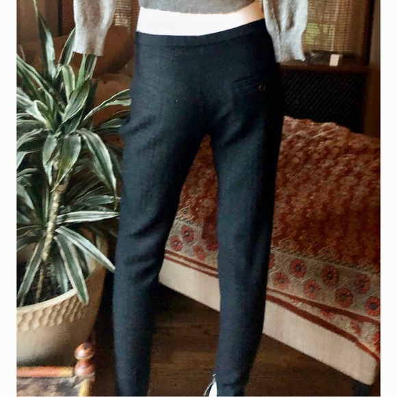 Isabel Marant 100% virgin wool charcoal trousers sz 2 - Picture 2 of 12